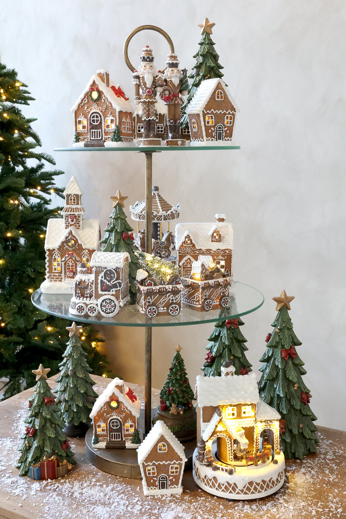 Noël Lebkuchenhaus mit LED