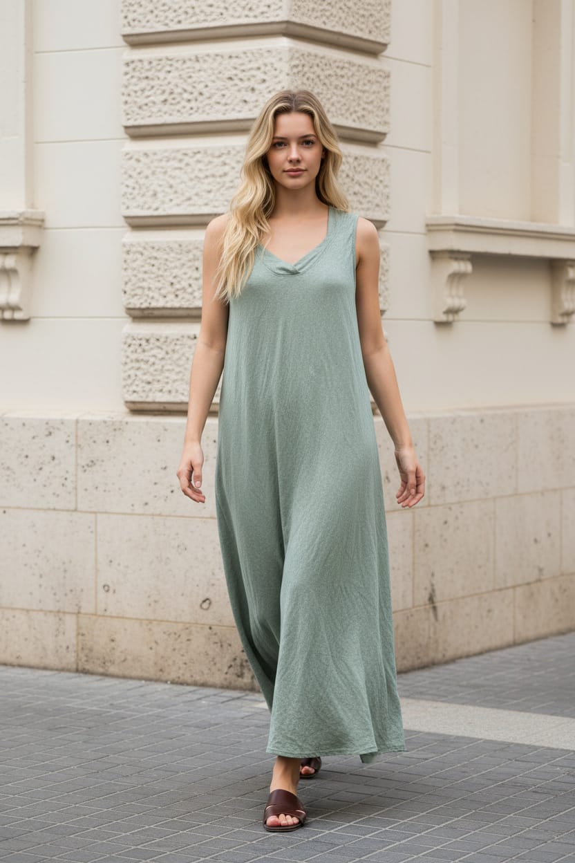 Skovbjerg Arken timeless Leinenkleid