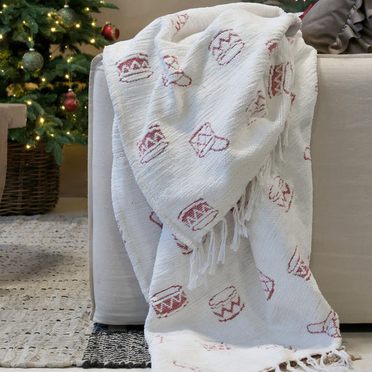 Plaid Chenille mit Trommeln