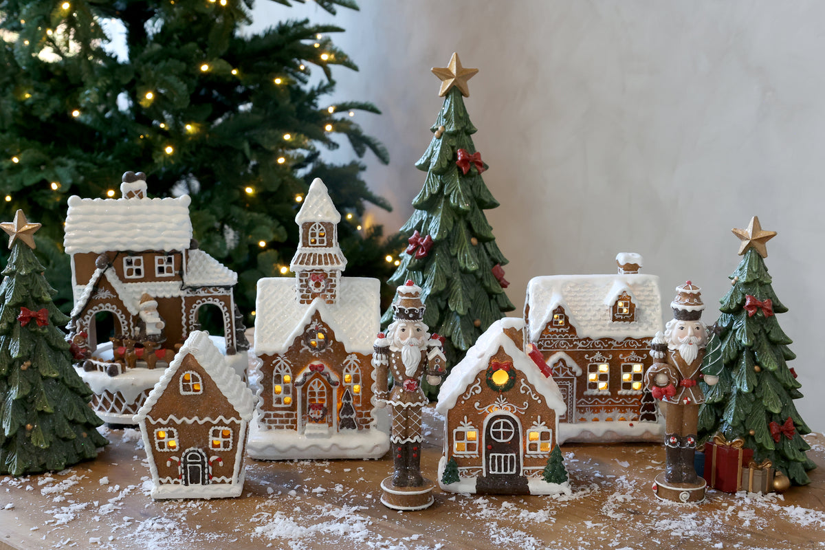 Noël Lebkuchenhaus mit LED