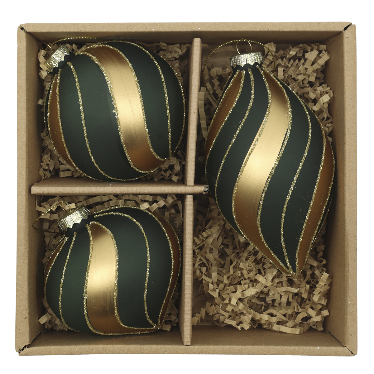 Weihnachtskugeln 3er-Set