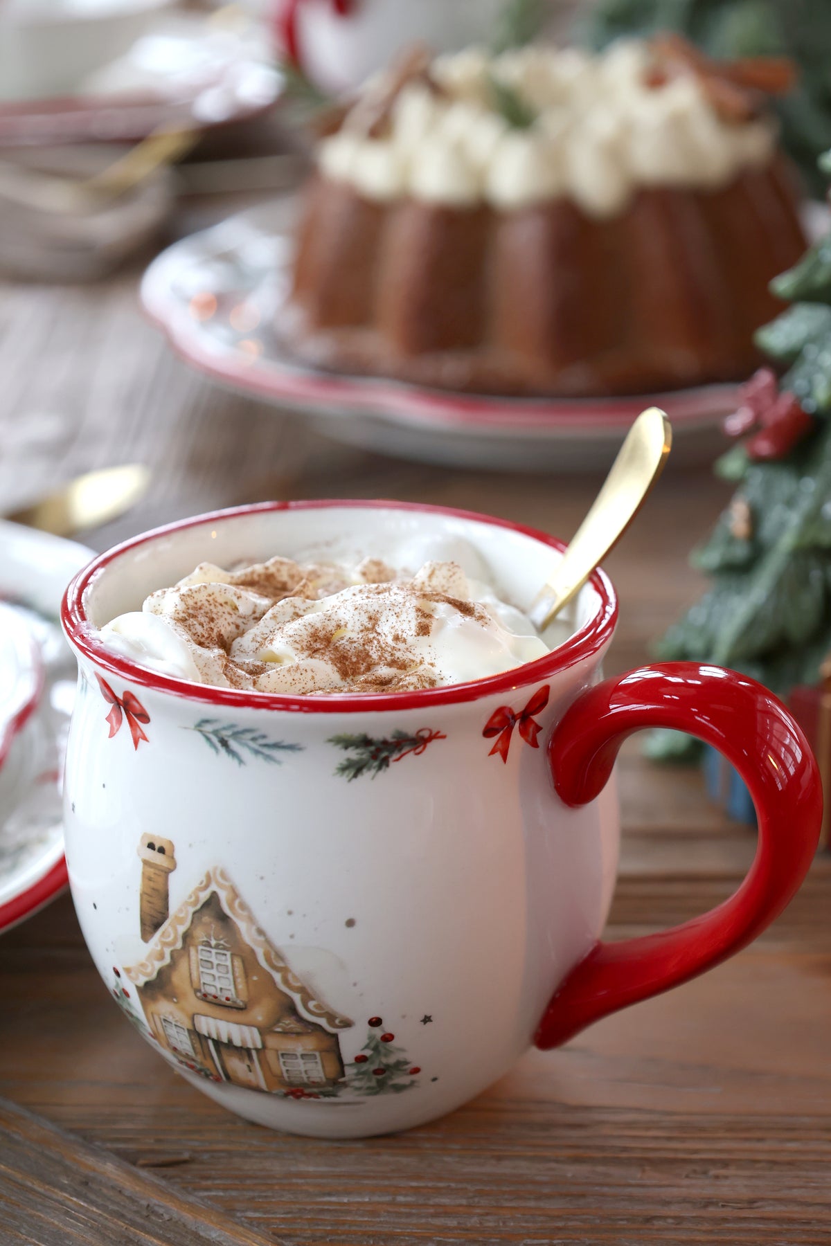 Chalet de Noël Tasse
