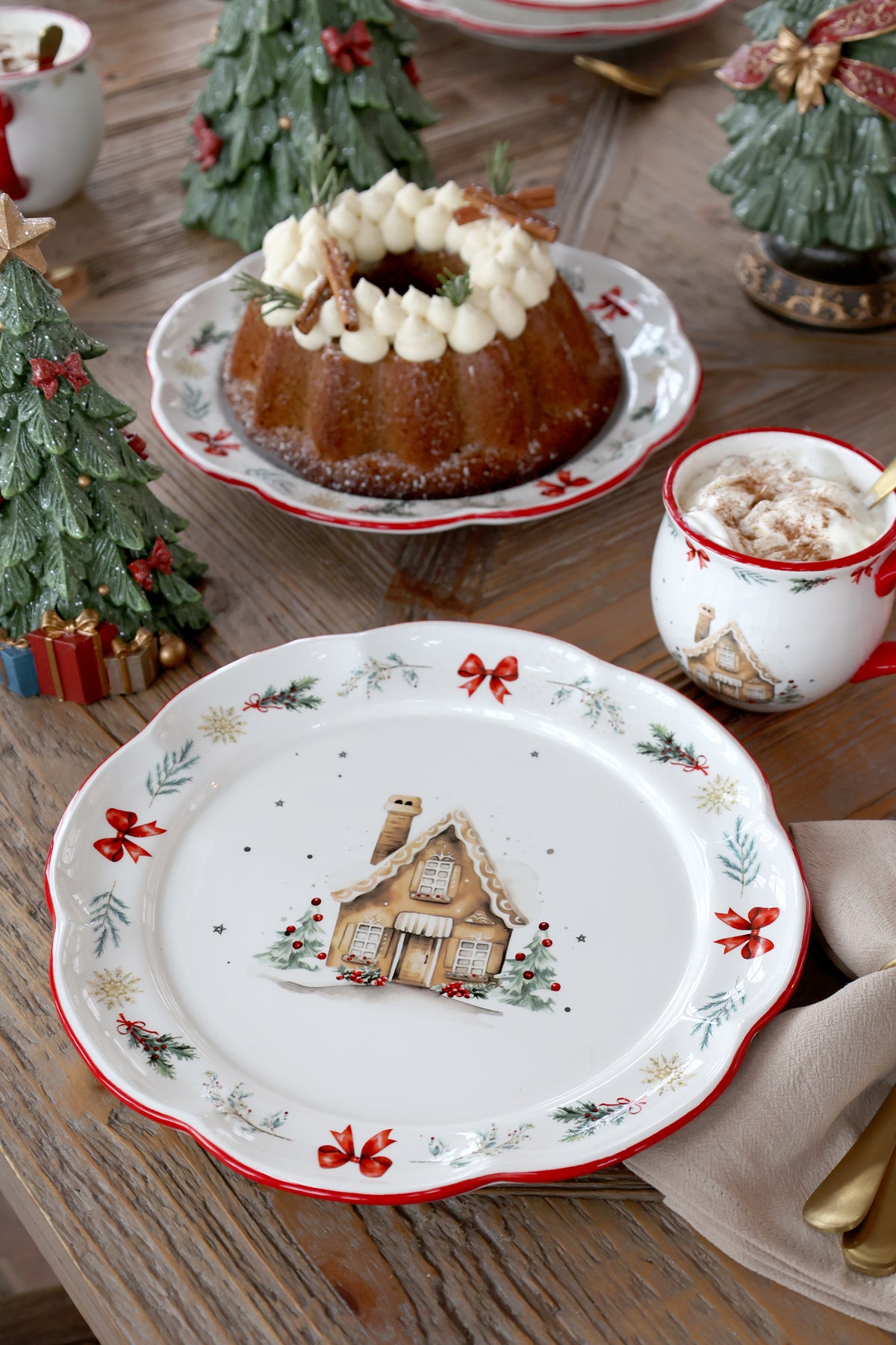 Chalet de Noël Frühstücksteller