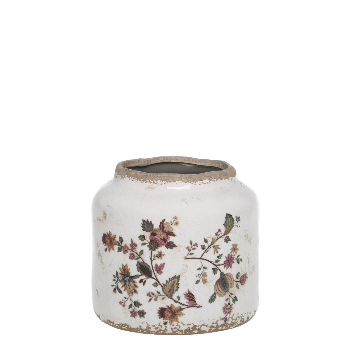 Nancy Blumentopf mit Blumenmotiv