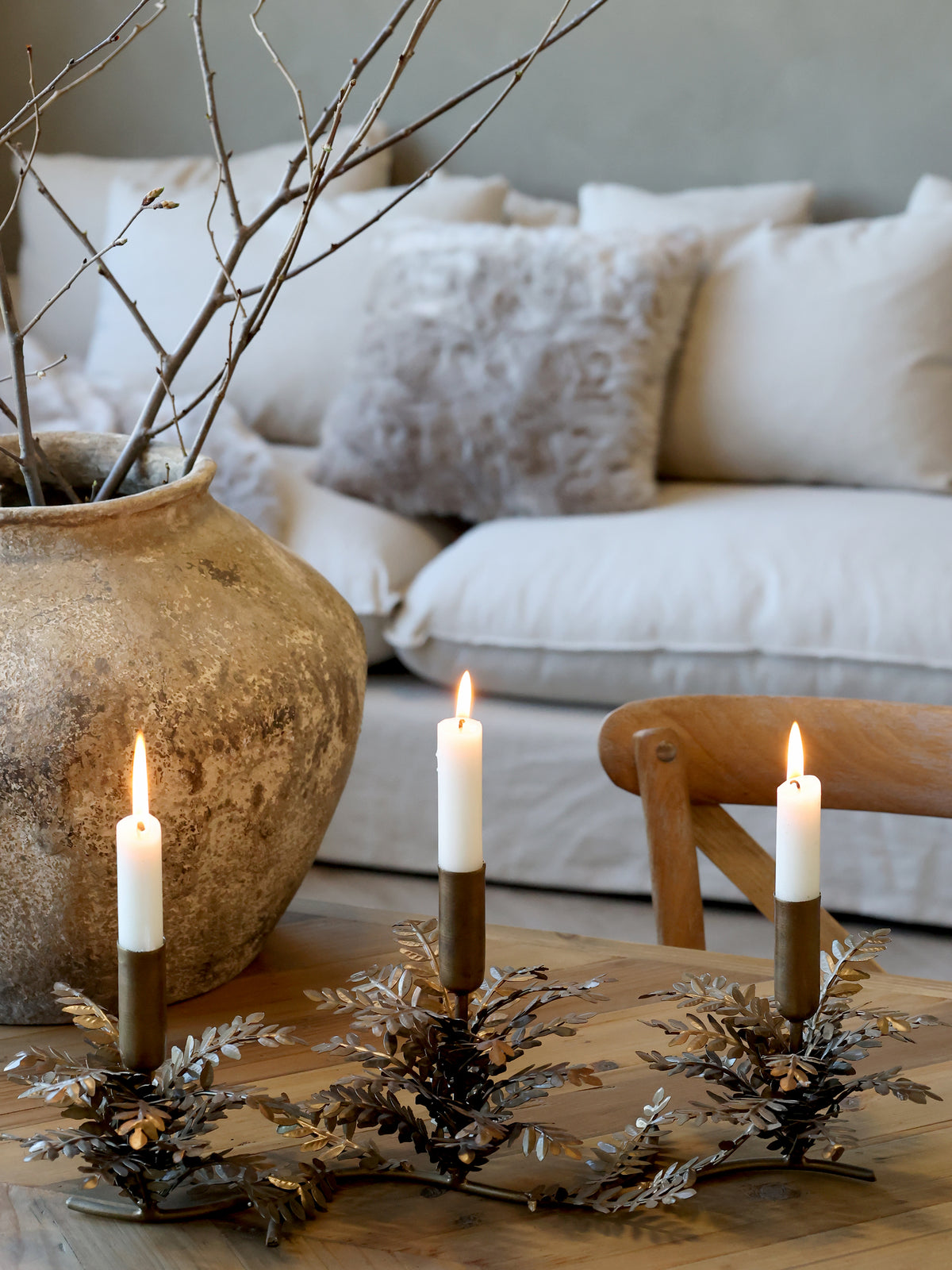 Kerzenständer mit 3 Haltern
