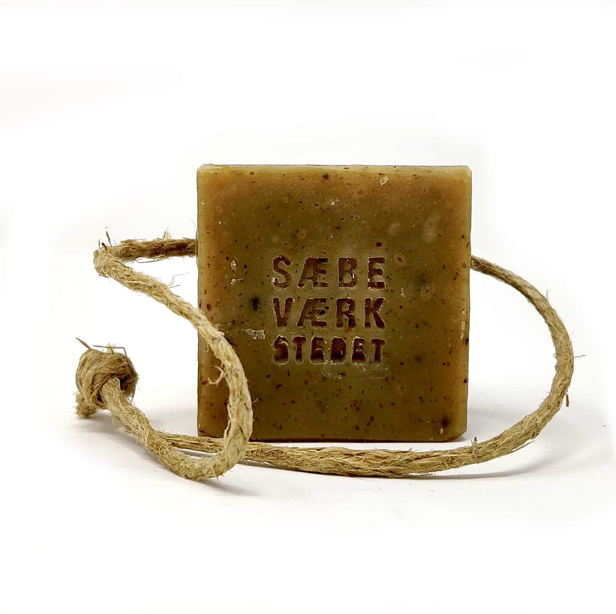 Hårsæbe med snor / Haarseife mit Schnur