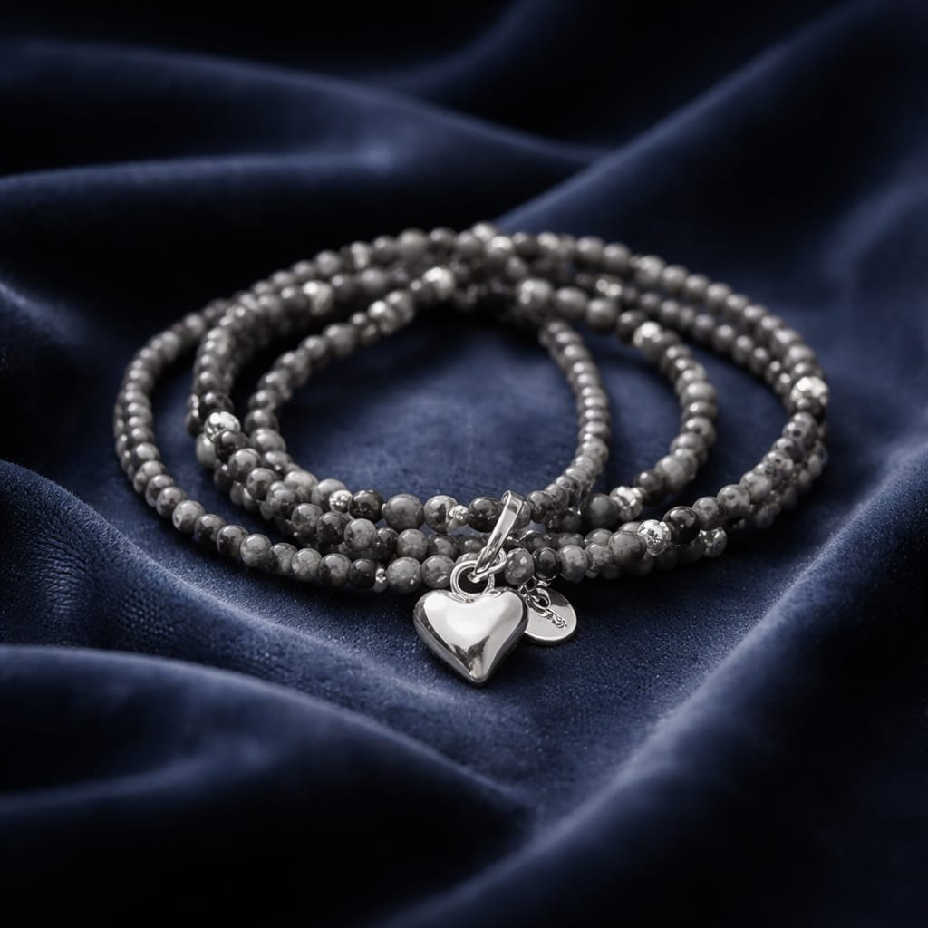 4fach-Armband Picasso Jaspis